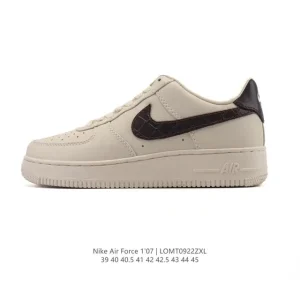 Nike Air Force 1 '07 Low Leather Sneakers White Casual Shoes