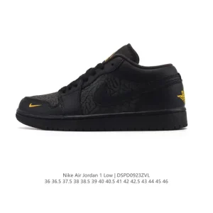 Jordan AJ1 Low Retro Basketball Shoes with Air Cushion