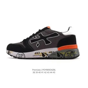 Premiata Steven Low-Top Sneakers Leather Casual Shoes