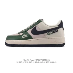Nike Air Force 1 Low 07 White Leather Sneakers for Men and Women