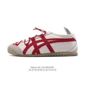 ASICS Onitsuka Tiger Mexico 66 Classic Leather Sneakers for Men and Women