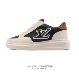 Louis Vuitton Classic White Leather Sneakers for Men