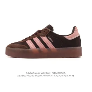 Adidas Samba Velentine Unisex Retro Leather Sneakers for Men and Women