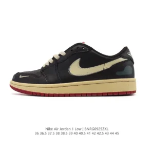 Jordan Air AJ1 Low Retro Basketball Shoes with Air Cushion