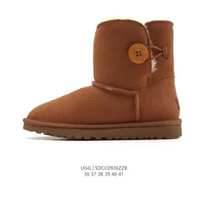 UGG Classic Tall Leather Waterproof Winter Boots with Wool Lining and Treadlite Sole