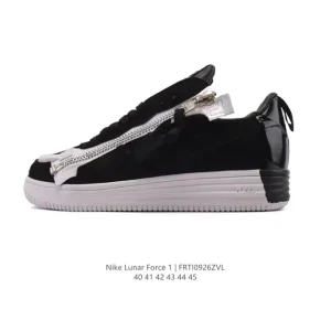 Nike Lunar Force 1 Duckboot 17 LF1 White Leather Waterproof Winter Boots