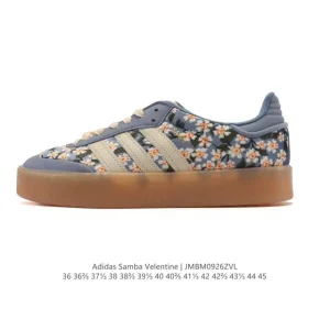 Adidas Samba Velentine Unisex Retro Leather Sneakers for Men and Women