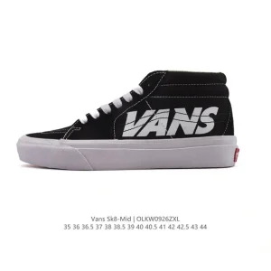 Vans Sk8-Mid Classic Canvas Skate Shoes for Men and Women