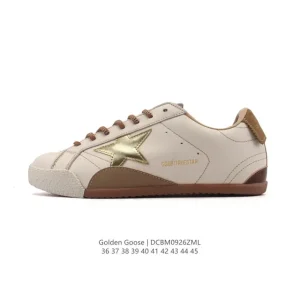 Golden Goose Sstar Vintage Dirty Leather Sneakers