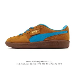PUMA Palermo OG Army Trainer Low Top Sneakers for Men and Women