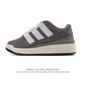 Adidas Originals Forum 2000 Retro Low Top Sneakers Unisex Comfortable Casual Shoes
