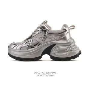 Golden Goose Dad-Star Luxury Women's Leather Mesh Sneakers