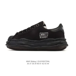 Mmy Maison Mihara Yasuhiro Blakey Canvas Low Top Sneakers