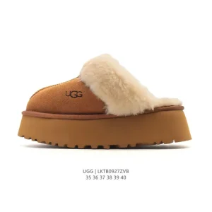 UGG Classic Winter Slippers with Fluffy Collar for Cozy Indoor Wear