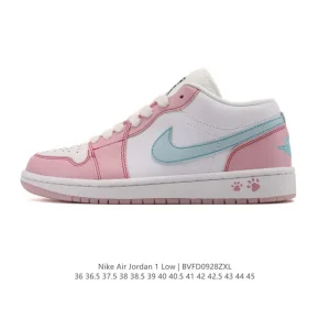 Jordan Air AJ1 Low Retro Basketball Shoes - Classic Leather with Air Cushion