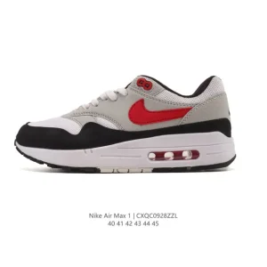 Nike Air Max 1 PRM Men's Air Cushion Running Shoes Vintage Thick Sole Sneakers
