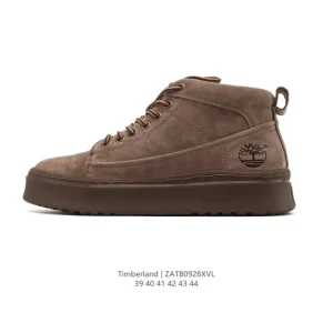 Timberland Men's High-Top Outdoor Hiking Boots with Thick Sole