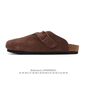 Birkenstock Arizona Soft Leather Sandals with Cork Footbed and Straps