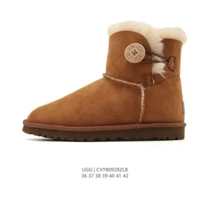 UGG Classic Short Waterproof Winter Boots with Wool Lining and Treadlite Sole