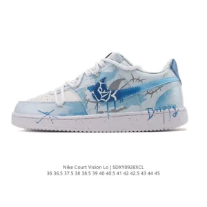 Nike Court Vision Low Vintage Basketball Sneakers for Men and Women