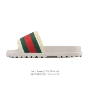 Gucci GG Canvas Slides 2025 Summer Fashion Luxury Sandals