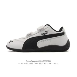 PUMA Speedcat Og Kids Low-Top Sneakers with Velcro Straps