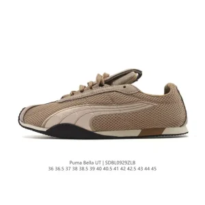 PUMA H Street Vintage Leather Low Top Sneakers for Men and Women