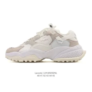Lacoste Men's Thick Sole Chunky Sneakers for Outdoor Casual Wear