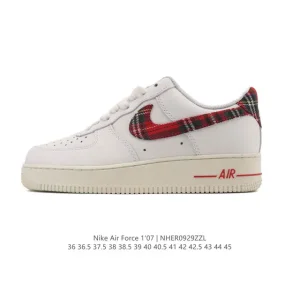 Nike Air Force 1 '07 Low Top Sneakers with Air Cushioning for Men and Women