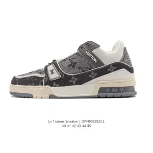 Louis Vuitton Men's Trainer Sneaker Low Fashion Shoes