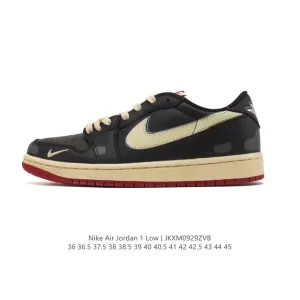 Jordan Air 1 Low Retro Basketball Shoes with Air Cushion