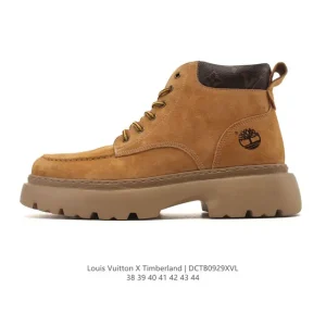 Timberland x Louis Vuitton Collaboration High Top Boots with Ortholite Insoles