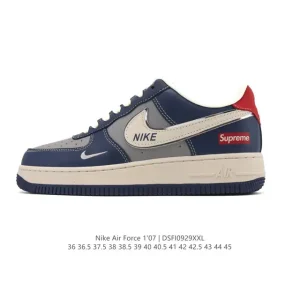 Nike Air Force 1 07 Low White Leather Sneakers for Men and Women