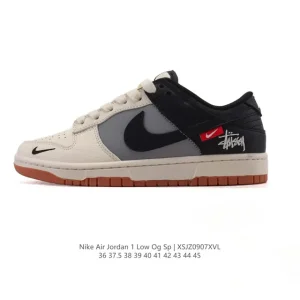 Jordan AJ1 Low Retro Classic Leather Basketball Shoes