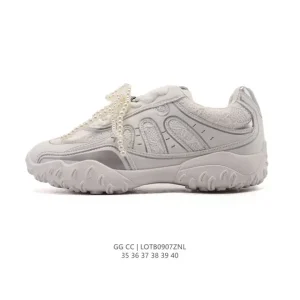 Classic Luxury Chunky Sneakers for Women with 5cm Height Increase