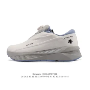 Descente Cron Racer Unisex Lifestyle Sneaker with Cushioning and Anti-Slip Sole
