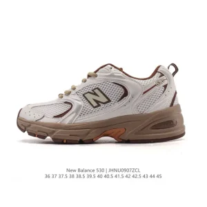 New Balance 530 Vintage Running Shoes with Thick Sole and Cushioning