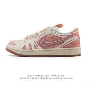 Jordan Air 1 Low Retro Classic Leather Basketball Shoes