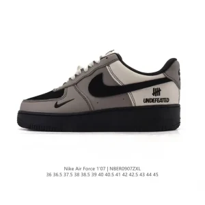 Nike Air Force 1 '07 Low White Leather Casual Sneakers for Men and Women