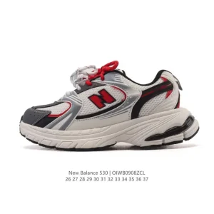 New Balance 530 Kids Vintage Running Shoes Thick Sole Comfortable Sneakers