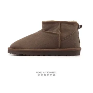 UGG Classic Short Waterproof Winter Boots with Wool Lining and Treadlite Sole