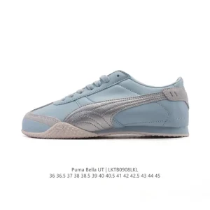 PUMA Bella Ut Low Top Leather Lifestyle Shoes with Softfoam+ Insole