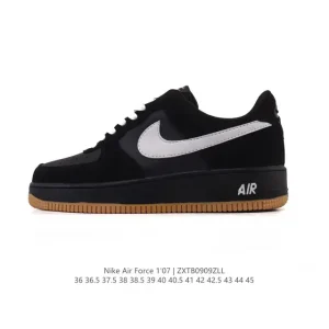 Nike Air Force 1 '07 Low White Leather Sneakers
