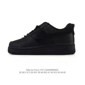 Nike Air Force 1 07 Low White Leather Sneakers
