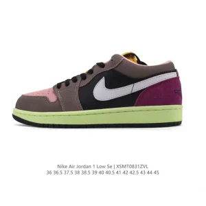 Jordan Air 1 Low Retro Classic Leather Basketball Shoes