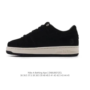 Bape x Nike Air Force 1 Low Camo Sneakers for Men and Women