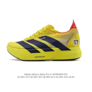 Adidas Adizero Adios Pro 4 Lightweight Cushioned Running Shoes for Men and Women