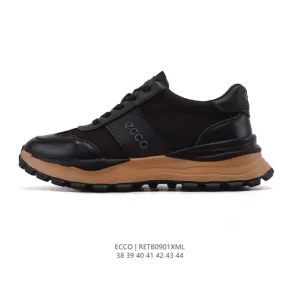 ECCO Outdoor Leisure Shoes Breathable Lightweight Lace-up Casual Sneakers