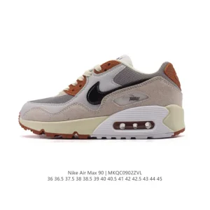 Nike Air Max 90 Retro Running Shoes for Gym and Lifestyle