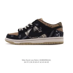 Nike SB Dunk Low Pro Vintage Leather Skate Shoes for Men and Women